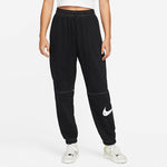 (WMNS) Nike Logo Knit Bundle Feet Sports Pants/Trousers/Joggers Autumn Black DM6206-010
