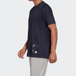 adidas Training Sports Round Neck Short Sleeve 'Blue' FL3624