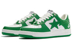 A BATHING APE Bape Sta Patent Leather 'Green White' 1I70-191-002-GREEN