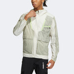 adidas TERREX U VOYG LIGHT WB Outdoor Sports Hooded Jacket Couple Style light grey HE5180