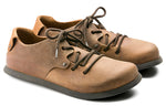 Birkenstock Montana Series Cowhide Low Top Casual Flat Shoes Unisex Brown Ordinary Version 1004850