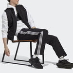 adidas AEROREADY Essentials Stanford Open Hem Embroidered Small Logo Pants 'Black' IC9415