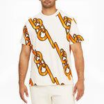 PUMA x PRONOUNCE Unisex Graphic Tee Crossover Chain Printing Athleisure Casual Sports Short Sleeve Creamy White 532151-93
