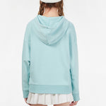 (WMNS) PUMA Classics Logo Printing Hoodie Blue 531385-76