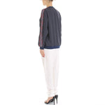(WMNS) KENZO Tiger Alphabet Printing Pattern Long Sleeves Round Neck Hoodie Dark Blue FA52TO0105AC-77