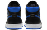 Air Jordan 1 Mid 'Black Hyper Royal' 554724-068
