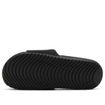 (GS) Nike Kawa Slide 'Black Metallic Silver' 819352-009