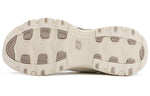 (WMNS) Skechers D'Lites 1.0 Low Cut Clunky Shoes Grey/White 11931-OFWT