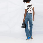 (WMNS) Off-White SS21 Back Arrow Cotton Short Sleeve White OWAA049R21JER0010331