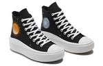 (WMNS) Converse Chuck Taylor All Star Move High 'Black White Orange' A02896C