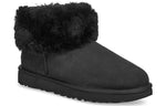 (WMNS) UGG Classic Mini Fluff Fleece Lined Black 1106757-BLK
