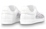 LOUIS VUITTON Luxembourg Sneakers 'White with Silver Monogram' 1A8MAH