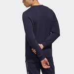 adidas neo M Fav Sw Printing Athleisure Casual Sports Round Neck Pullover Blue GP5887