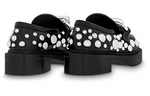 (WMNS) LOUIS VUITTON x YK Academy Loafers 'Black with White Dots' 1AB9KB