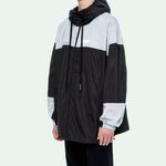 Off-White Mens Black White Splicing Jacket OMEA169E19E060031091