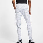 Men's Air Jordan Casual Camouflage Drawstring Sports Pants/Trousers/Joggers White AH6167-121
