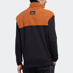 adidas neo x POKEMON Crossover Half Zipper Splicing Pullover Black FU3916