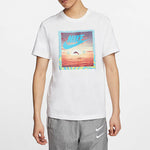 Nike Sportswear Printing Short Sleeve 'Aqua Photo White' CT6591-100