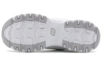 (WMNS) Skechers D'Lite-Looking Glass 'White Grey' 11959-WHT