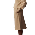 (WMNS) Fear of God Essentials SS23 Midi Skirt 'Sand' FOG-SS23-219