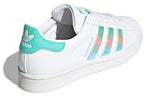 (WMNS) adidas originals Superstar For White/Green/Blue GZ2798