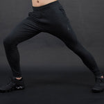 Men's Air Jordan Solid Color Elastic Waistband Slim Fit Sports Pants/Trousers/Joggers Black 861554-010