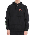 Men's Nike Swoosh Hooded Jacket Black CU3886-010
