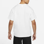 Men's Nike Solid Color Sports Round Neck Short Sleeve White T-Shirt CQ4006-100