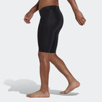 adidas Sports Gym Solid Color Logo Tight Shorts Black HJ9921