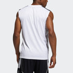adidas MENS All World Sl 2.0 Basketball Vest White GT3019