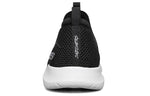 (WMNS) Skechers Ultra Flex Breathable Minimalistic Low Tops Athleisure Casual Sports Shoe Black 149431-BKW
