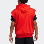 adidas Dm Ss Printing Sports Sleeveless Red FR5747
