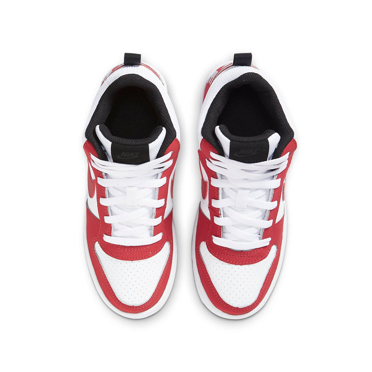 (GS) Nike Court Borough Mid 'White Red' 839977-103