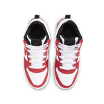 (GS) Nike Court Borough Mid 'White Red' 839977-103