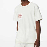 Converse reversible Alphabet Printing Short Sleeve Creamy White 10019650-A02