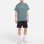 Air Jordan Large Logo Sports Round Neck Short Sleeve Green DQ4960-387
