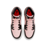 (GS) Air Jordan 1 Mid 'Black Pink Crimson' 554725-604