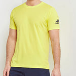 adidas Training Sports Round Neck Short Sleeve Yellow CZ5425