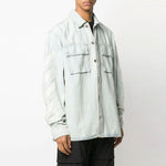 Off-White Printing Denim Jacket Denim Blue OMYD017R203860187101