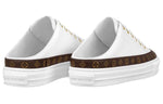 (WMNS) LOUIS VUITTON Stellar Mules 'White Brown' 1A8NEB