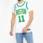 Nike NBA 18-19 Kyrie Irving Basketball Jersey 'White Green' AJ4596-101