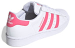 (GS) adidas Superstar J 'White Super Pink' FW0773