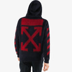 Off-White FW20 ArrowsPrinting Pullover Men Black OMHA073E20KNI0010725