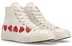 Converse x COMME des GARCONS PLAY Chuck 70 Hi Top 'Multi Heart' 162972C