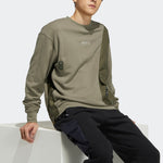 Men's adidas originals Adv Crewneck Multiple Pockets Pullover Sports Round Neck Olive HC0367