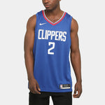 Nike NBA Sports Basketball Jersey SW Fan Edition Los Angeles Clippers Leonard 2 Blue CW3668-402