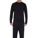 Men's Y-3 Back Large Logo Pure Cotton Casual Black S13583