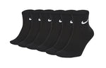 Nike Everyday Lightweight Mid Tops Sports Training Socks Unisex Black SX7677-010