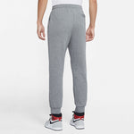 Air Jordan Jumpman Classics Flying Man Printing Drawstring Fleece Lined Slim Fit Bundle Feet Long Pants Gray DB6759-091