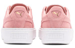 (WMNS) PUMA Suede Platform 'Pink White' 362223-14